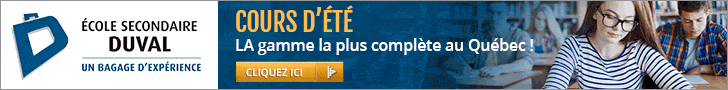 École Secondaire Duval | Cours d'été: LA référence depuis 50 ans!