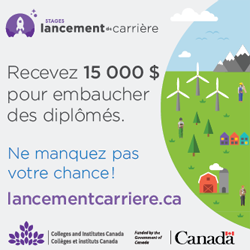 Recevez 15000$ avec les nouveaux Stages lancement de carrière de CICan