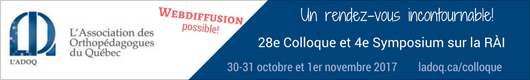 Un rendez-vous incontournable! 28e Colloque et 4e Symposium sur la RÀI