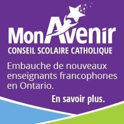 Embauche de nouveaux enseignants francophones en Ontario.