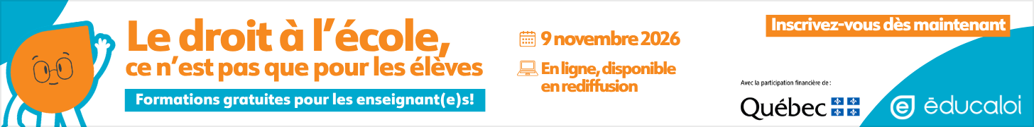 Formations gratuites pour les enseignant(e)s! Inscrivez-vous