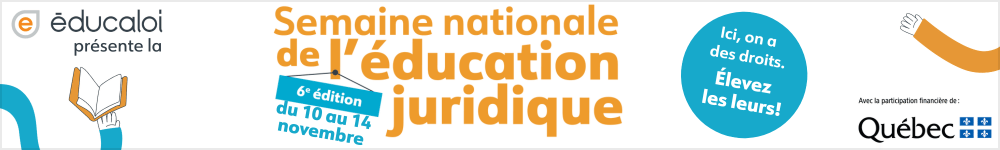 Participez à la Semaine nationale de l'éducation juridique! | Éducaloi