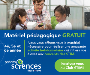 Matériel pédagogique GRATUIT | Inscrivez-vous au Club STIM! »