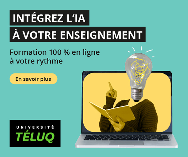 Intégrez l'IA à votre enseignement | Formation en ligne à votre rythme
