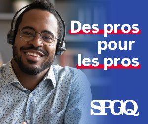 Des pros pour les pros | Devenez membre du SPGQ aujourd'hui »