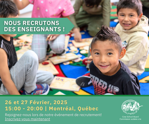 Nous recrutons des enseignants ! 26-27 février 2025 | Inscrivez-vous !