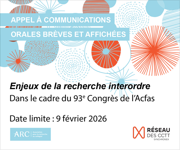 Appel à communications : Enjeux de la recherche interordre