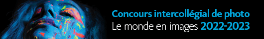 Encore une semaine au concours intercollégial de photos 2022-2023