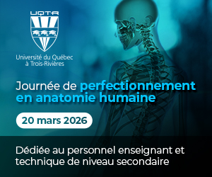 Formation en anatomie pour le personnel en sciences au secondaire