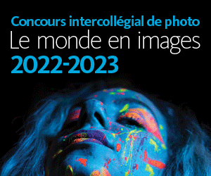 Encore une semaine au concours intercollégial de photos 2022-2023