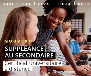 Suppléance au secondaire : Certificat universitaire à distance | TÉLUQ