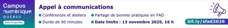 Semaine FAD 2026 - Proposez une communication dès maintenant!
