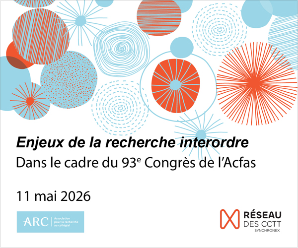 Enjeux de la recherche interordre – 93e Congrès de l'ACFAS